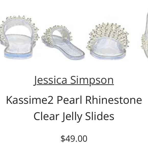 Jessica Simpson slides size 6&8 - Picture 1 of 4